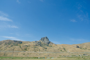Besh Barmag mountain in Azerbaijan