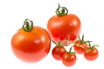 Tomatoes and cherry tomatoes
