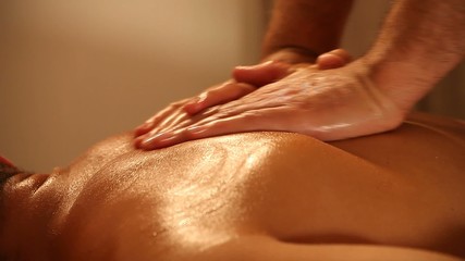 Man receiving tantra massage relax - Powered by Adobe