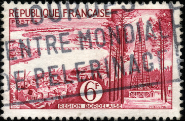 Stamp Region Bordelaise