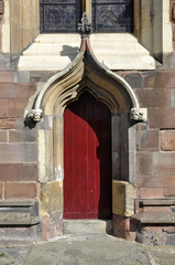 English Church Doorway