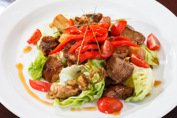 meat with vegetables
