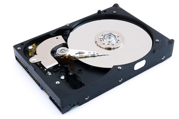 opened harddisk