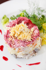 Russian herring salad