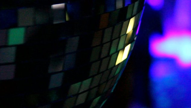 Disco Ball in night club