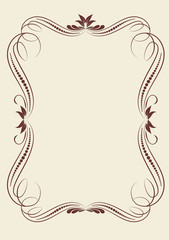 decorative frame for design