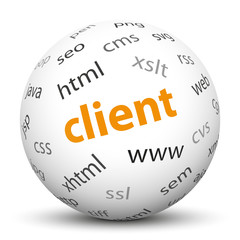 Kugel, Client, Java Script, HTML, CSS, Sphere, Ball, Browser