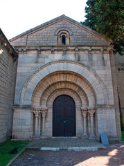 Monastery in in Poble Espanyol. Barcelona.