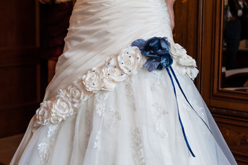 Fototapeta na wymiar Detail Bride na dzień ślubu