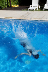 plongeon piscine