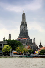 Fototapeta premium Prang of Wat Arun, Bangkok, Thailand