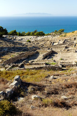 Fototapeta na wymiar Starożytne ruiny Kamiros - Rodos