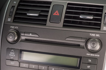 Closeup photo of car interiors