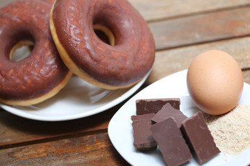 making donuts