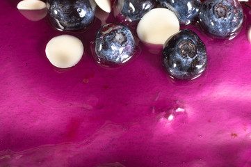 Closeup of a delicious dessert