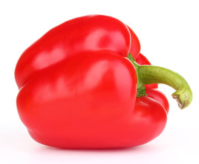 Tasty pepper isolated on white