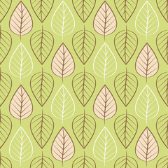 background pattern with leaves