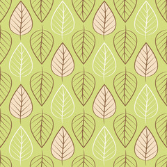 background pattern with leaves