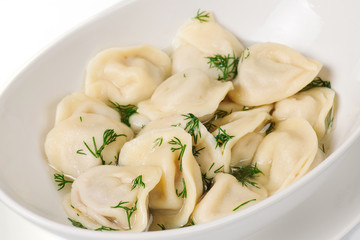 Fresh boiled meat dumplings