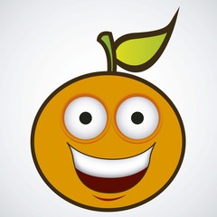 cartoon orange
