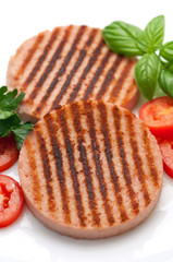 Hamburgers di prosciutto cotto -  Hamburgers