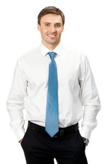 Businessman, isolated on white