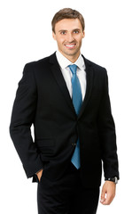 Businessman, isolated on white