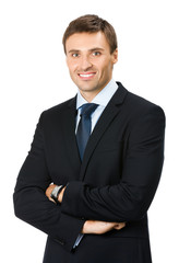 Businessman, isolated on white