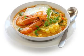 chupe de camarones, peruvian shrimp chowder
