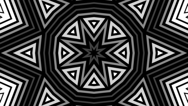 Geometric shapes looping animation