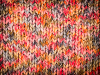 Colorful Knitted Pattern