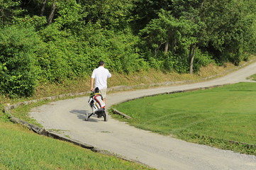 Fototapeta premium Sportivo su percorso