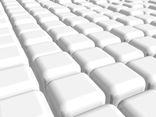 Fototapeta premium cubes_blanc