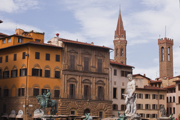 Piazza della Signoria in Florence, Italy