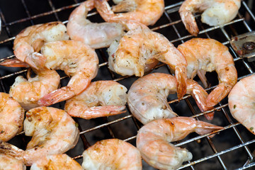 grilled prawns