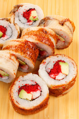 sushi with eel