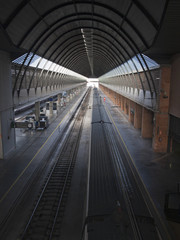 Obraz premium Stacja kolejowa Santa Justa / Stacja kolejowa Santa Justa. Sewilla