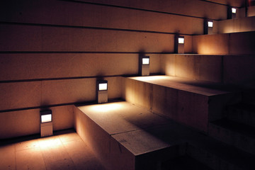 illuminated stairs - 44470963