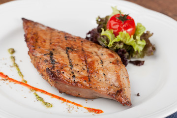 grilled steak