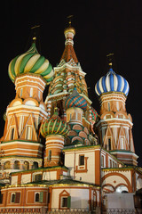 Fototapeta na wymiar Kościół Świętego Bazylego w Moskwie