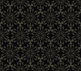 vintage wallpaper pattern seamless background. Vector.