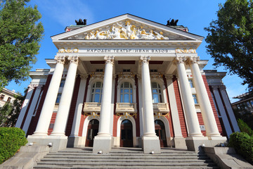 Sofia, Bulgaria - Ivan Vazov national theater