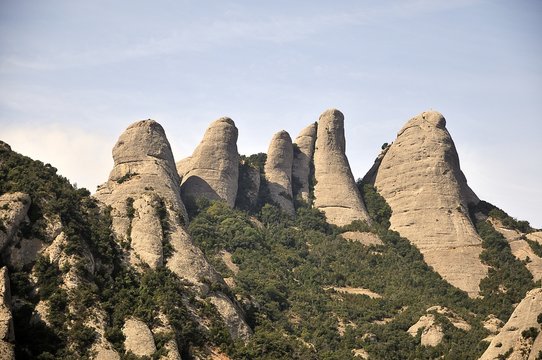 montañas de montserrat