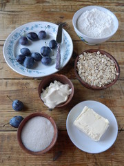 Мука,масло, сливки