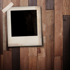 photo frame stick on wood