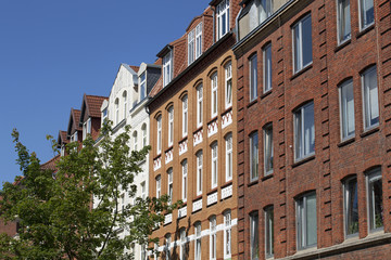 Fototapeta na wymiar Budynek mieszkalny w Kiel, Niemcy