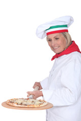 Right out of the oven.