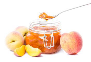 Tasty peach jam