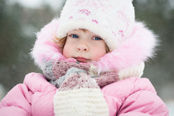 Child in winter