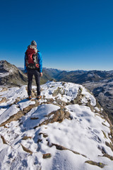 Naklejka premium Witnereinbruch im Hochgebirge